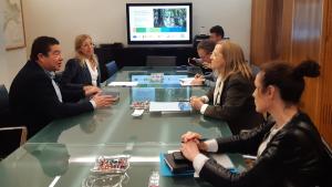 La CHD presenta al Ayuntamiento de Viana de  Cega el estudio hidrológico del río Cega